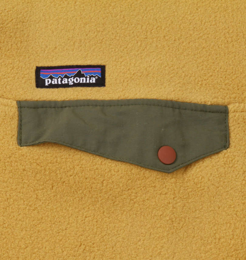 大きいサイズ メンズ PATAGONIA (パタゴニア) ハーフフリースジャケット
                        胸のフラップポケット