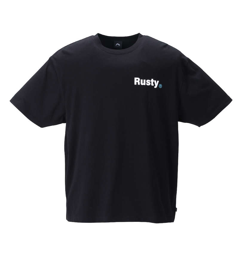 大きいサイズ メンズ RUSTY (ラスティ) プリント半袖Tシャツ
                        