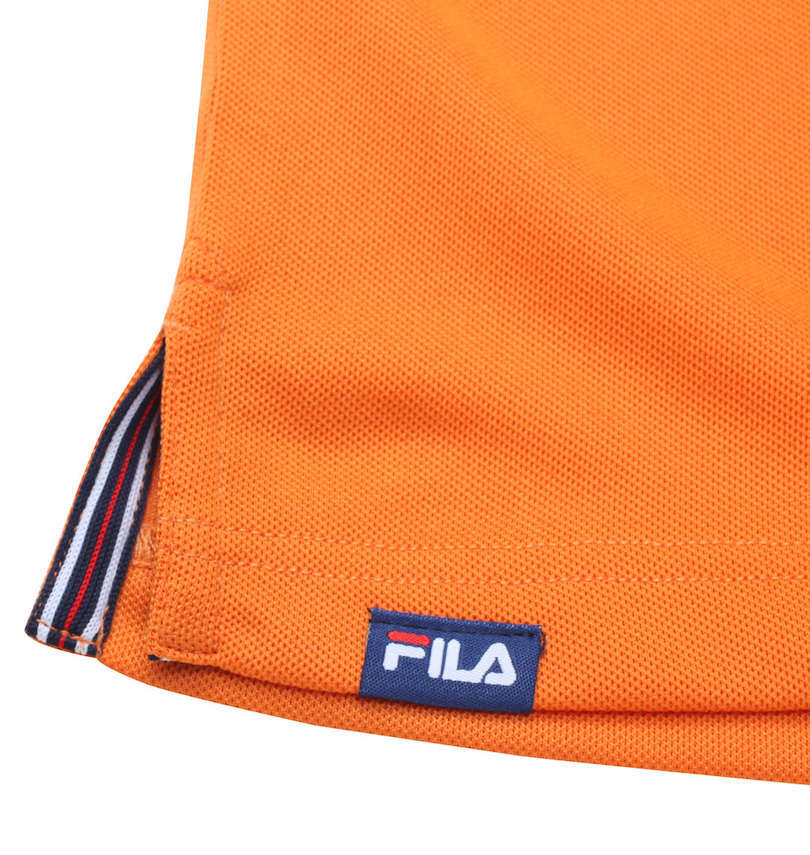 大きいサイズ メンズ FILA GOLF (フィラゴルフ) ハーフジップ半袖シャツ+インナーセット
                        サイドスリット