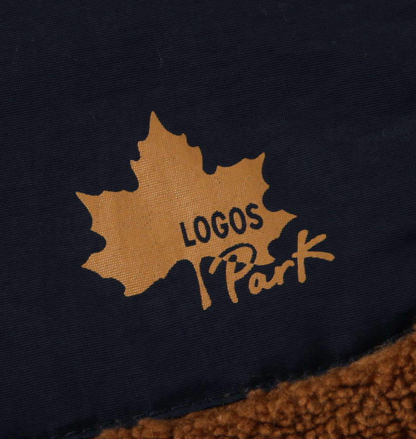 大きいサイズ メンズ LOGOS Park (ロゴスパーク) ポケット付ボアブルゾン
                        プリント拡大