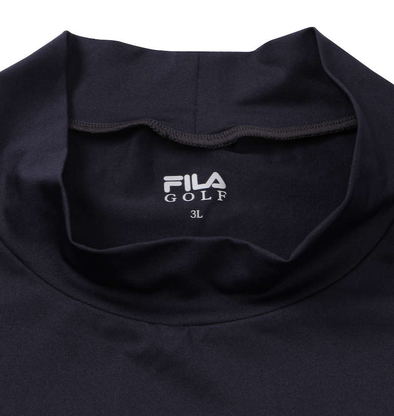 大きいサイズ メンズ FILA GOLF (フィラゴルフ) 半袖シャツ+インナーセット
                        ハイネック