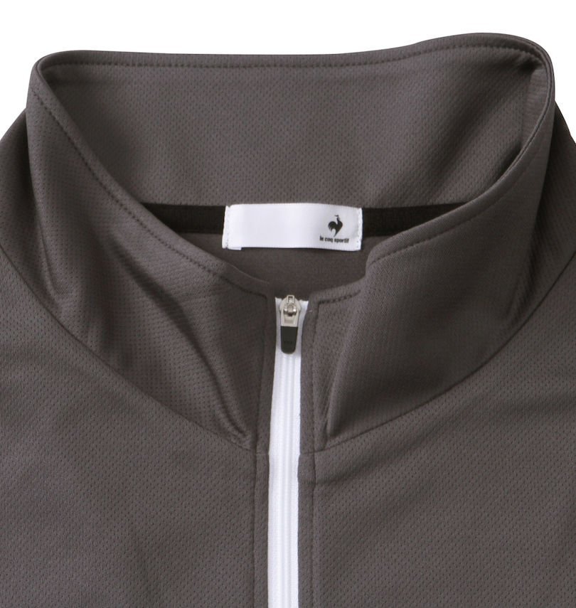 大きいサイズ メンズ LE COQ SPORTIF (ルコックスポルティフ) エコペットハーフジップ半袖シャツ
                        