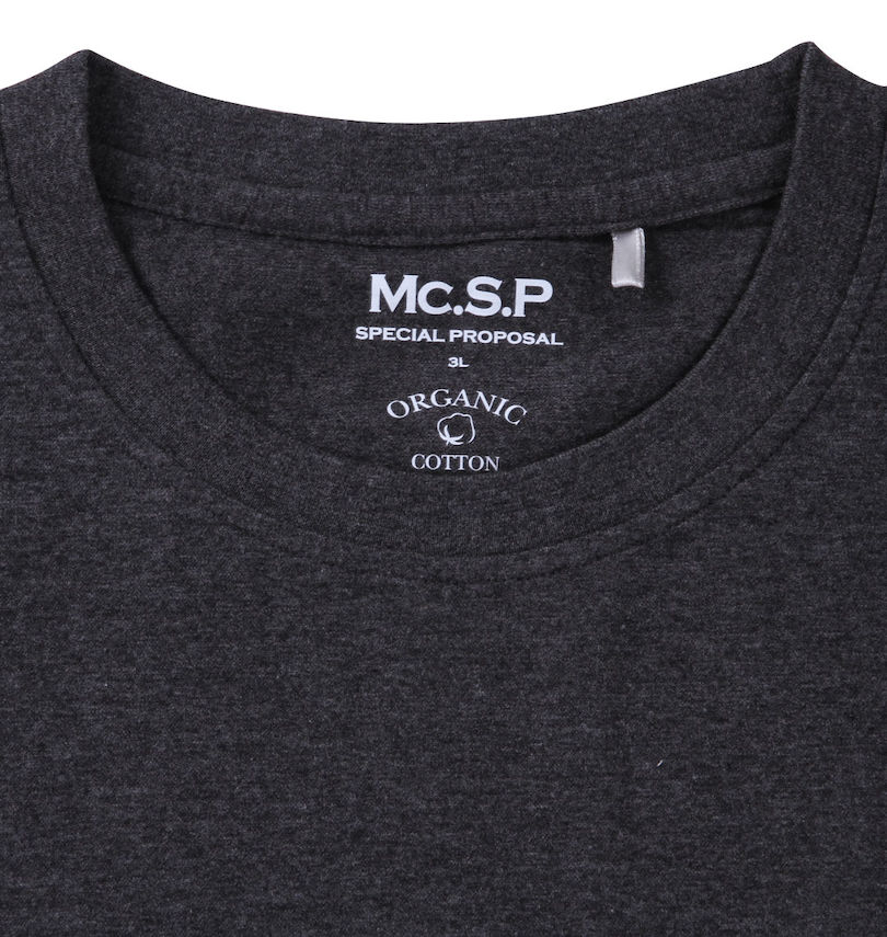 大きいサイズ メンズ Mc.S.P (エムシーエスピー) オーガニックコットンクルーネック半袖Tシャツ
                        