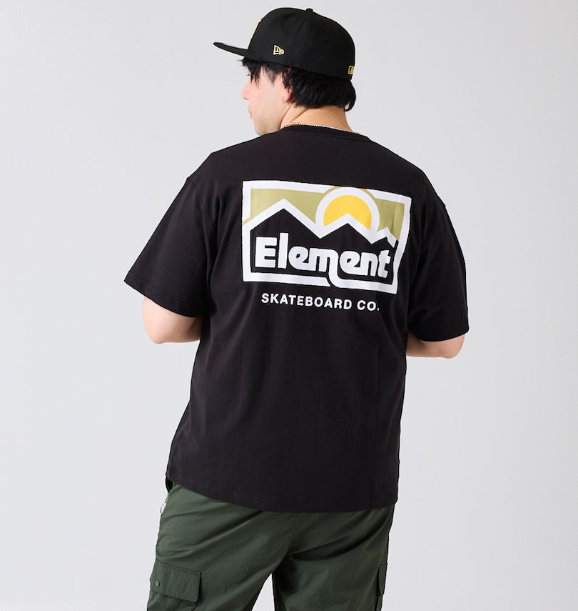 大きいサイズ メンズ ELEMENT (エレメント) OUTDOOR半袖Tシャツ
                        身長：182cm/バスト：123cm/着用サイズ：3L
