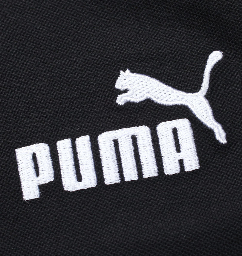 大きいサイズ メンズ PUMA (プーマ) アクティブロゴピケ半袖ポロシャツ
                        刺繍拡大