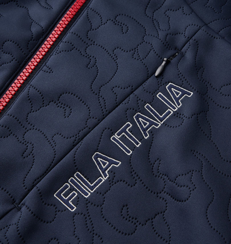 大きいサイズ メンズ FILA GOLF (フィラゴルフ) 高周波キルトボンディングブルゾン
                        胸ポケット・刺繍