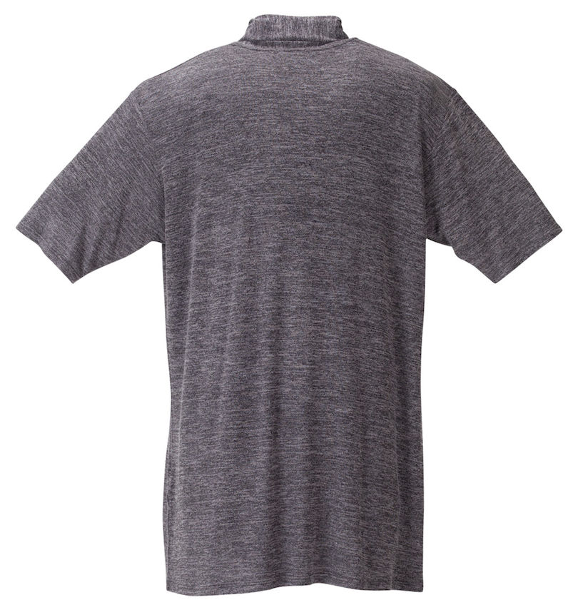 大きいサイズ メンズ launching pad (ランチングパッド) 甘編み杢天竺五分袖コーディガン+半袖Tシャツ
                        バックスタイル