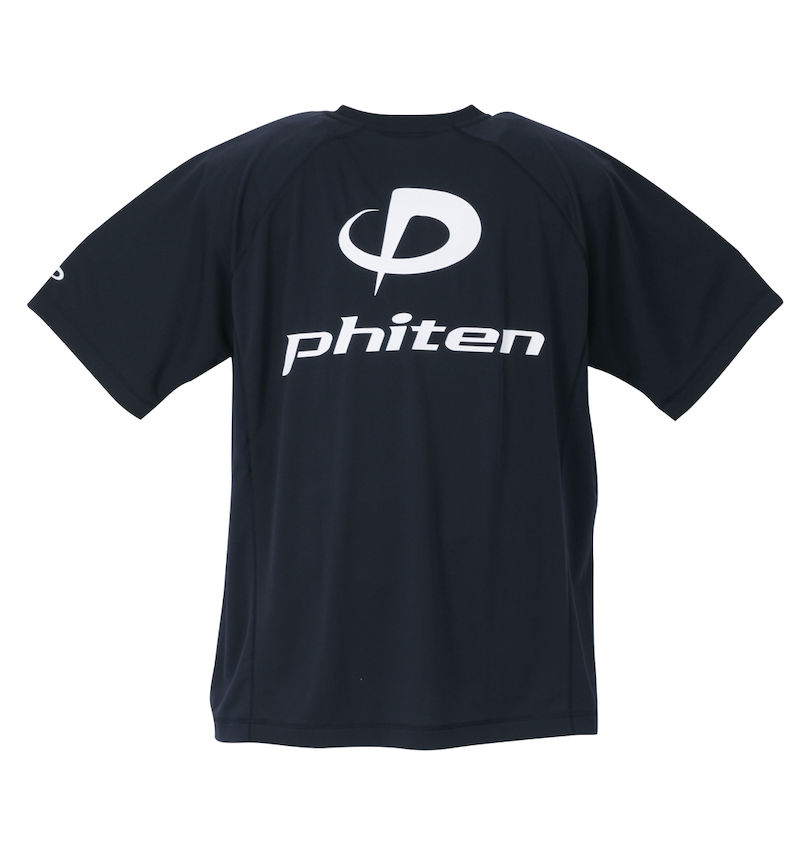 大きいサイズ メンズ Phiten (ファイテン) RAKUシャツSPORTSドライメッシュ半袖Tシャツ
                        バックスタイル