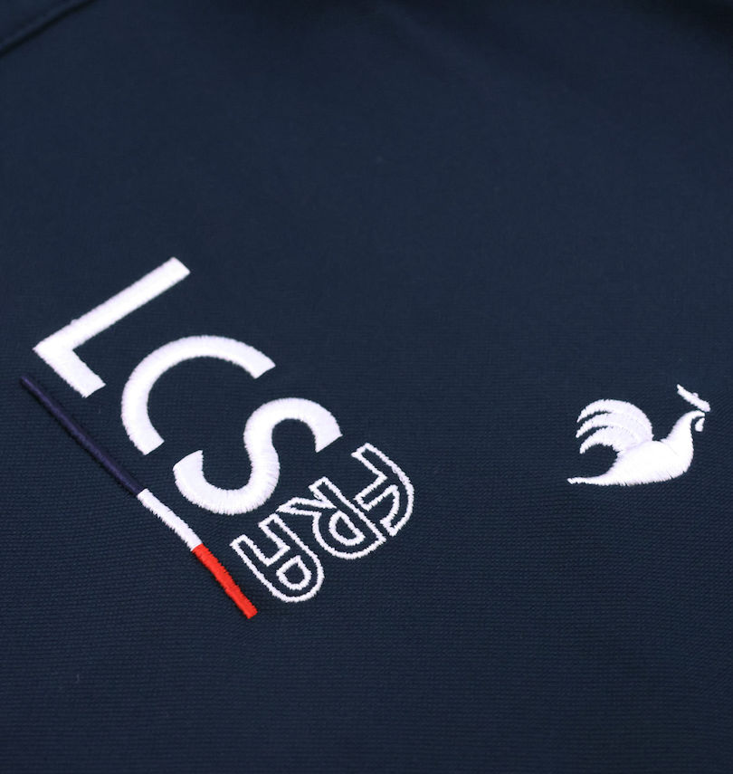大きいサイズ メンズ LE COQ SPORTIF GOLF (ルコックスポルティフ　ゴルフ) ストレッチフォーサーベーシックデザイン半袖シャツ
                        刺繍