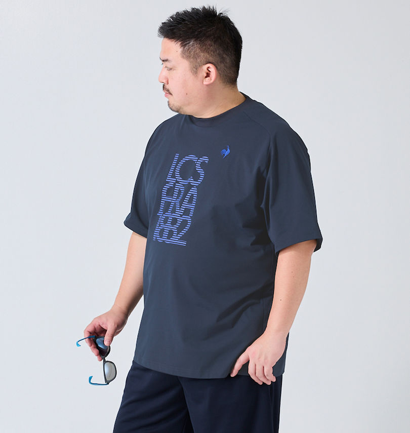 大きいサイズ メンズ LE COQ SPORTIF (ルコックスポルティフ) ヘランカサンスクリーン半袖Tシャツ
                        