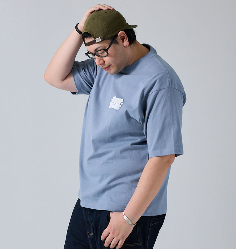 大きいサイズ メンズ BEN DAVIS (ベン デイビス) カーウォッシュ半袖Tシャツ
                        