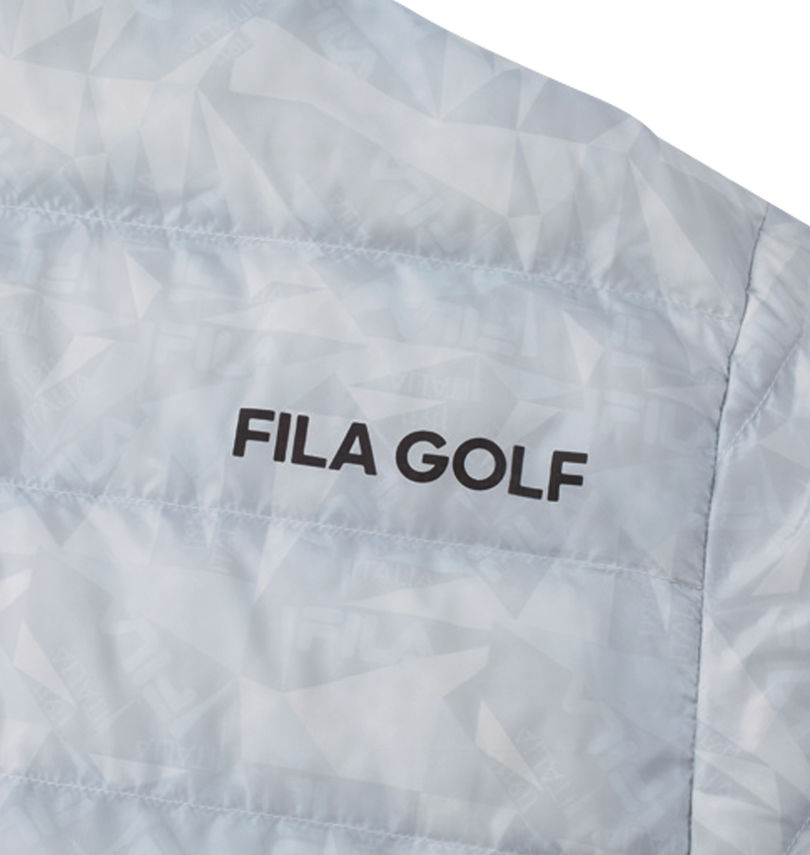 大きいサイズ メンズ FILA GOLF (フィラゴルフ) ハイブリットダウンブルゾン
                        バックプリント