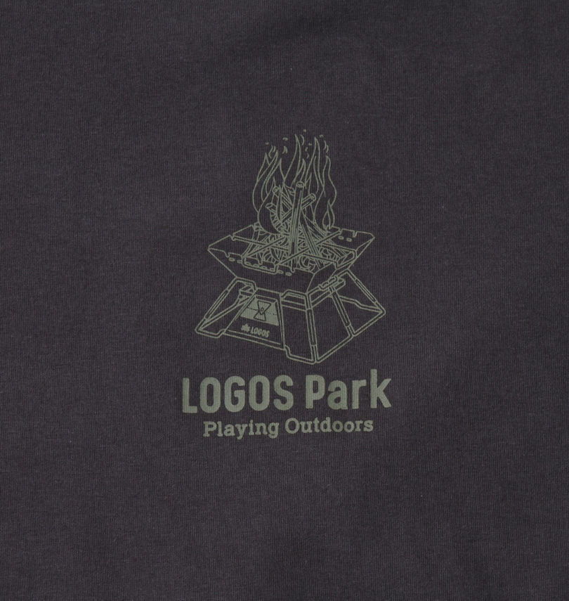 大きいサイズ メンズ LOGOS Park (ロゴスパーク) リサイクル天竺バックプリント半袖Tシャツ
                        