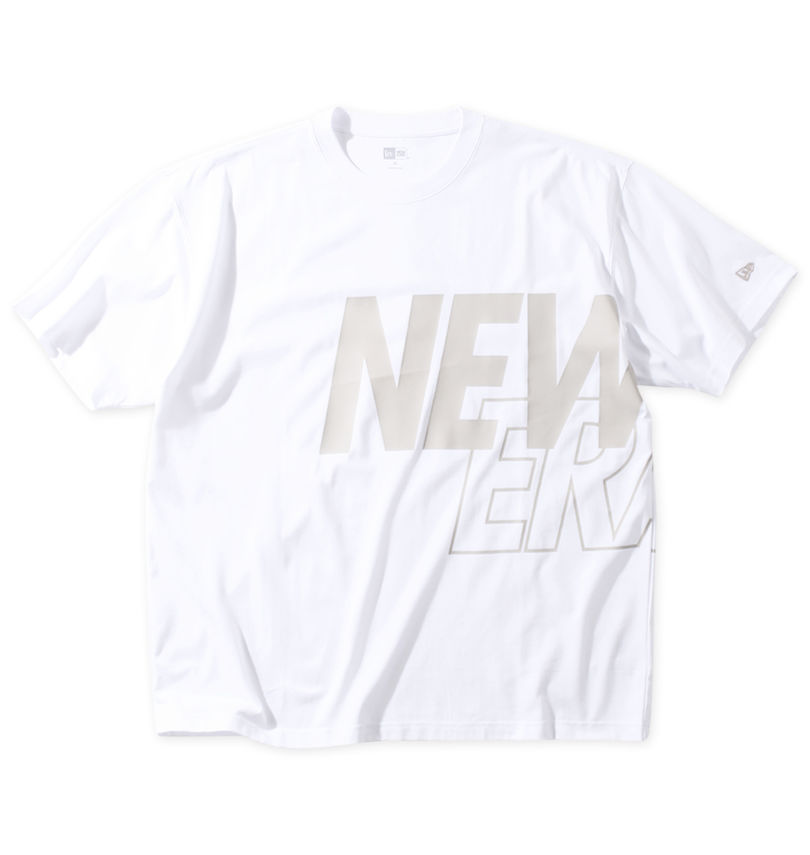大きいサイズ メンズ NEW ERA (ニューエラ) オーバーラップロゴ半袖Tシャツ
                        