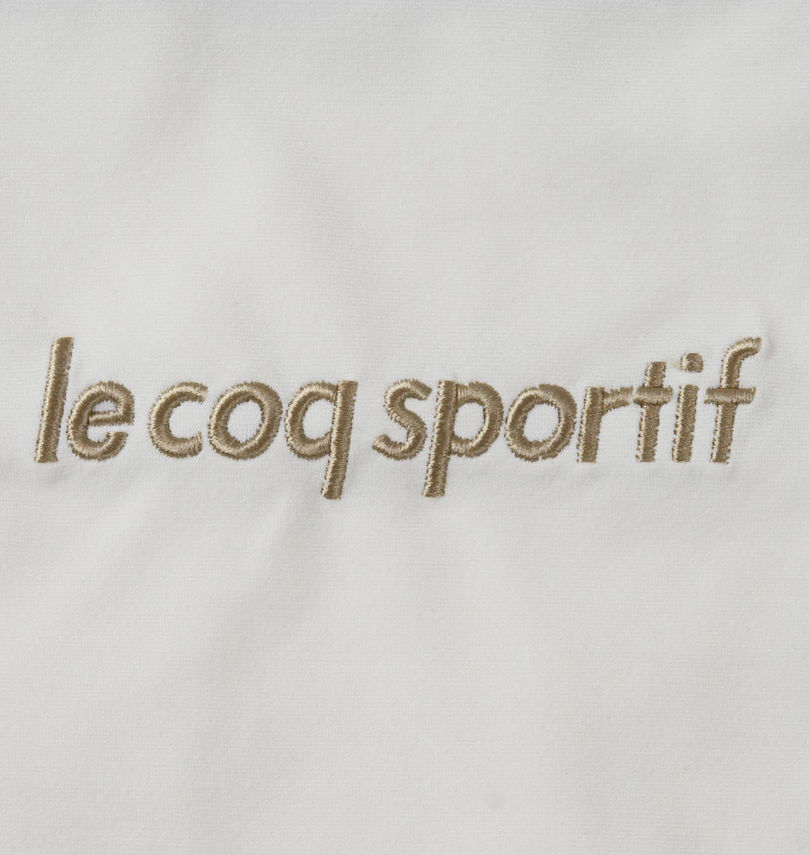 大きいサイズ メンズ LE COQ SPORTIF (ルコックスポルティフ) ヘランカSUNSCREEN鹿の子切替半袖ポロシャツ
                        刺繍