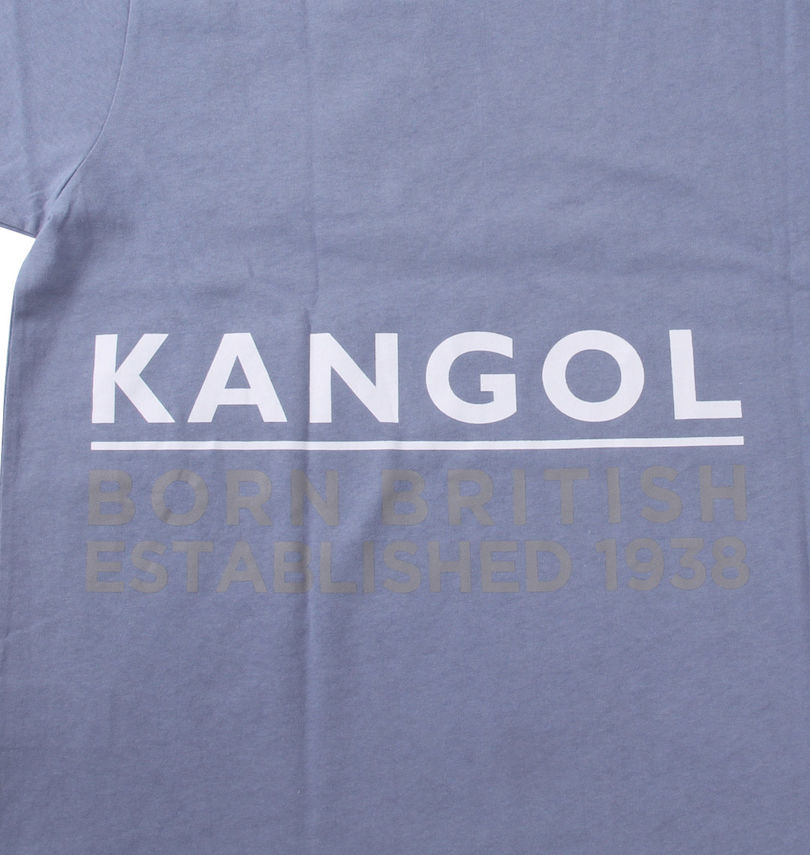 大きいサイズ メンズ KANGOL (カンゴール) ポケット付プリント半袖Tシャツ
                        バックプリント