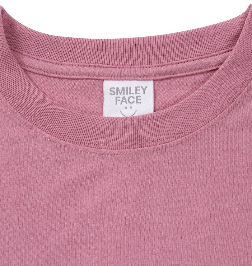 大きいサイズ メンズ SMILEY FACE (スマイリーフェイス) T/C天竺サガラ刺繍半袖Tシャツ
                        