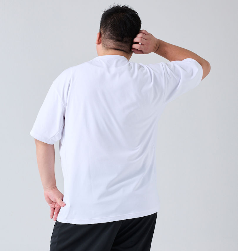 大きいサイズ メンズ MOVESPORT (ムーブスポーツ) SUNSCREEN TOUGHオーセンティックロゴ半袖Tシャツ
                        