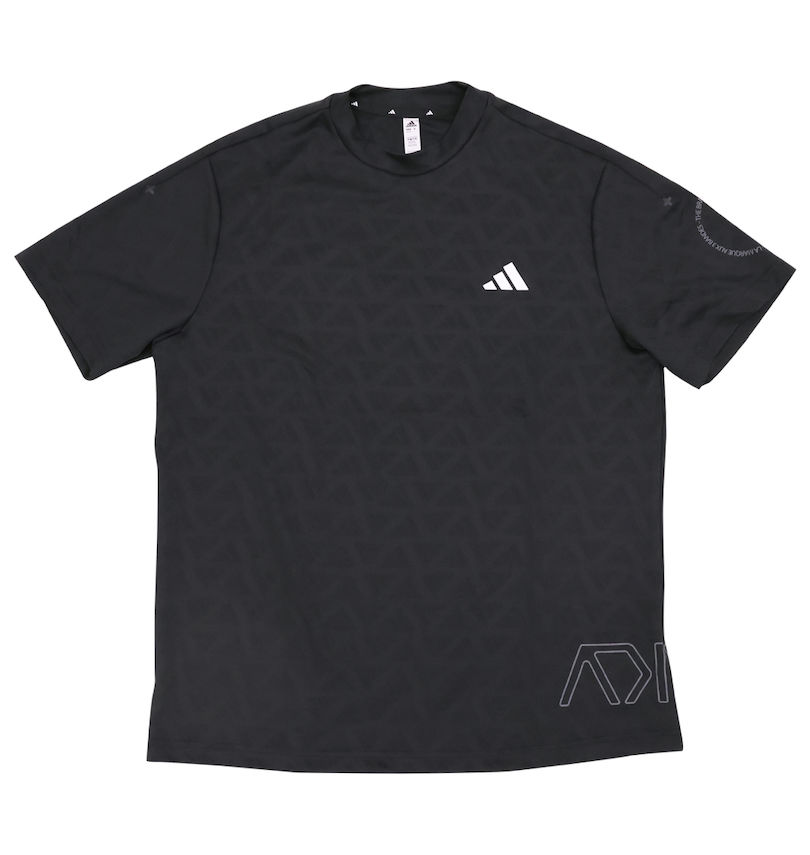 大きいサイズ メンズ adidas golf (アディダスゴルフ) BOSジャガードグラフィック半袖モックネックシャツ
                        