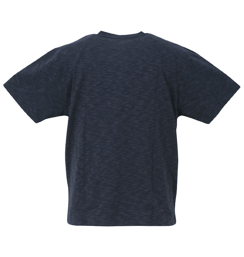 大きいサイズ メンズ Mc.S.P (エムシーエスピー) オーガニックコットン混スラブVネック半袖Tシャツ
                        バックスタイル