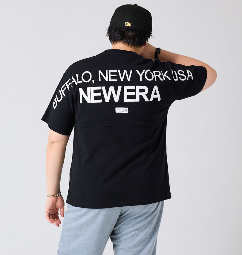 大きいサイズ メンズ NEW ERA (ニューエラ) DSTバースプレイス半袖Tシャツ
                        身長：182cm/バスト：123cm/着用サイズ：3L
