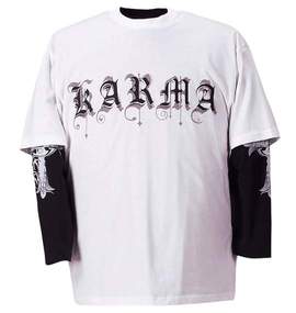 大きいサイズ メンズ KARMA (カルマ) 3WAY Tシャツ