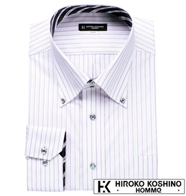 大きいサイズ メンズ HIROKO KOSHINO HOMME (ヒロココシノオム) ドゥエB.D長袖シャツ