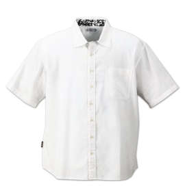 大きいサイズ メンズ OUTDOOR PRODUCTS (アウトドア プロダクツ) 綿麻半袖シャツ