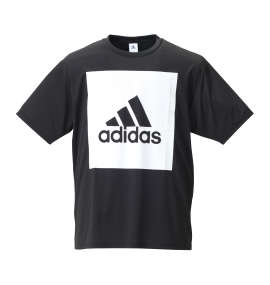大きいサイズ メンズ adidas (アディダス) ビッグスクエアロゴ半袖Tシャツ