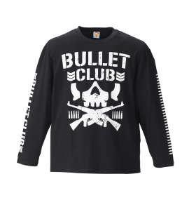 大きいサイズ メンズ 新日本プロレス (シンニホンプロレス) BULLET CLUB長袖Tシャツ(ビッグロゴ)