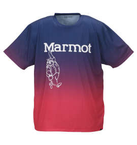大きいサイズ メンズ Marmot (マーモット) グラデーションマーヴィン半袖Tシャツ