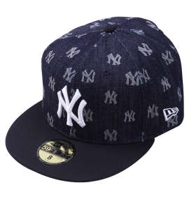 NEW ERA 59FIFTY®ニューヨーク・ヤンキースLASER BURN OUT DENIM MONOGRAMキャップ