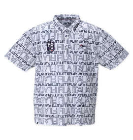 大きいサイズ メンズ FILA GOLF (フィラゴルフ) ロゴグラフィックプリント半袖シャツ