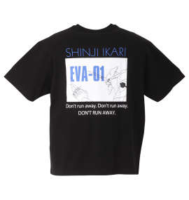 大きいサイズ メンズ F.P.O EVANGELION (エフピーオー エヴァンゲリオン) ポケット付半袖Tシャツ