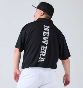 大きいサイズ メンズ NEW ERA®GOLF (ニューエラ®ゴルフ) バーチカルバンダナロゴ半袖ポロシャツ