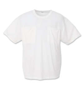 大きいサイズ メンズ 楽スマ (ラクスマ) 接触冷感樽型半袖Tシャツ