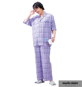 大きいサイズ メンズ marie claire homme (マリクレールオム) パジャマ(半袖)