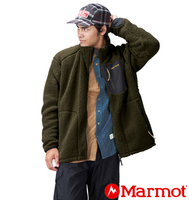 大きいサイズ メンズ Marmot (マーモット) ボアフリースジャケット