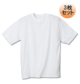 大きいサイズ メンズ MANCHES (マンチェス) クルーTシャツ3枚パック